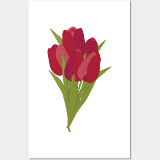 Classic Tulips Posters and Art